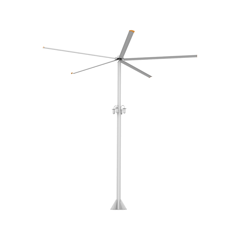 مروحة تهوية أرضية عمودية كبيرة HVLS مروحة تهوية أرضية عمودية كبيرة HVLS