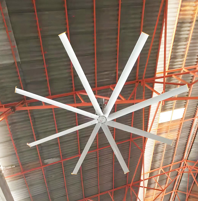 مراوح HVLS بطول 17 قدمًا إلى 24 قدمًا