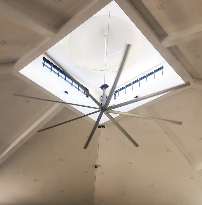 مراوح HVLS بطول 7 أقدام إلى 11 قدمًا